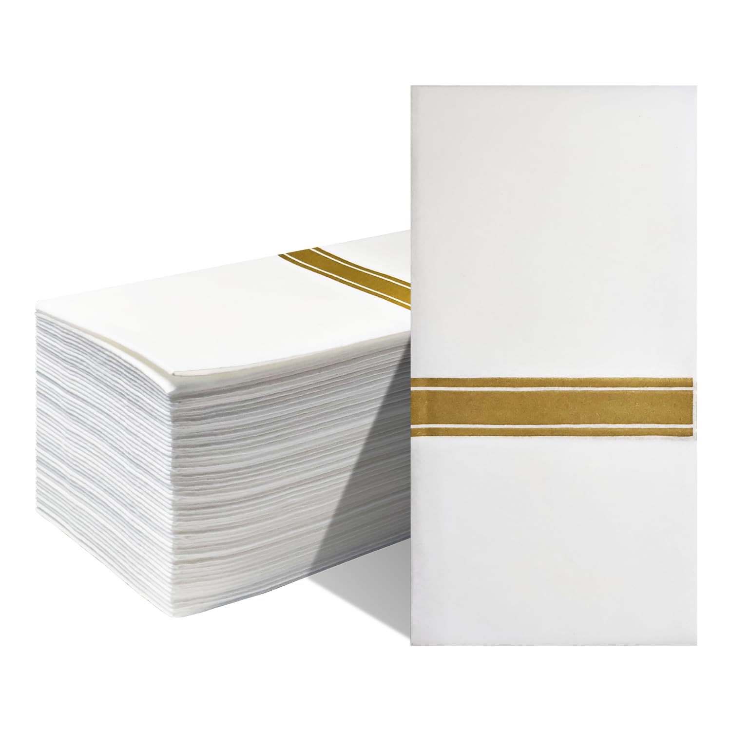 ASCIUGAMANI A MANO Di Carta Bianchi E Verdi Pieghevoli C Tessuti Multipieghe Bagno EUR 9,12