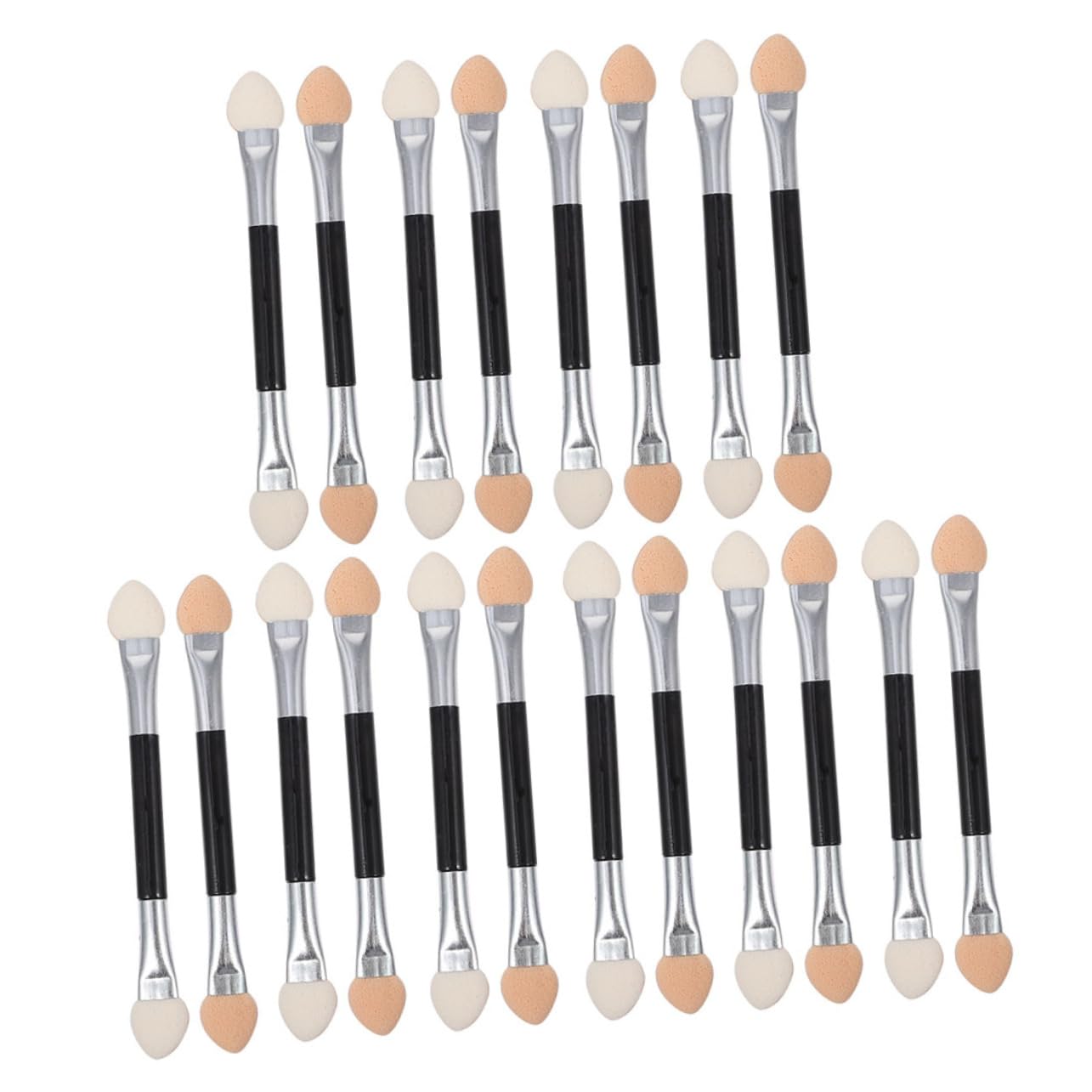 Baluue Eyeshadow Brush Set 30pcs Double Sided Makeup Brushes Latex-free for Boys and Girls Adults Gentle on Skin Eye Shadow Applicators for Women