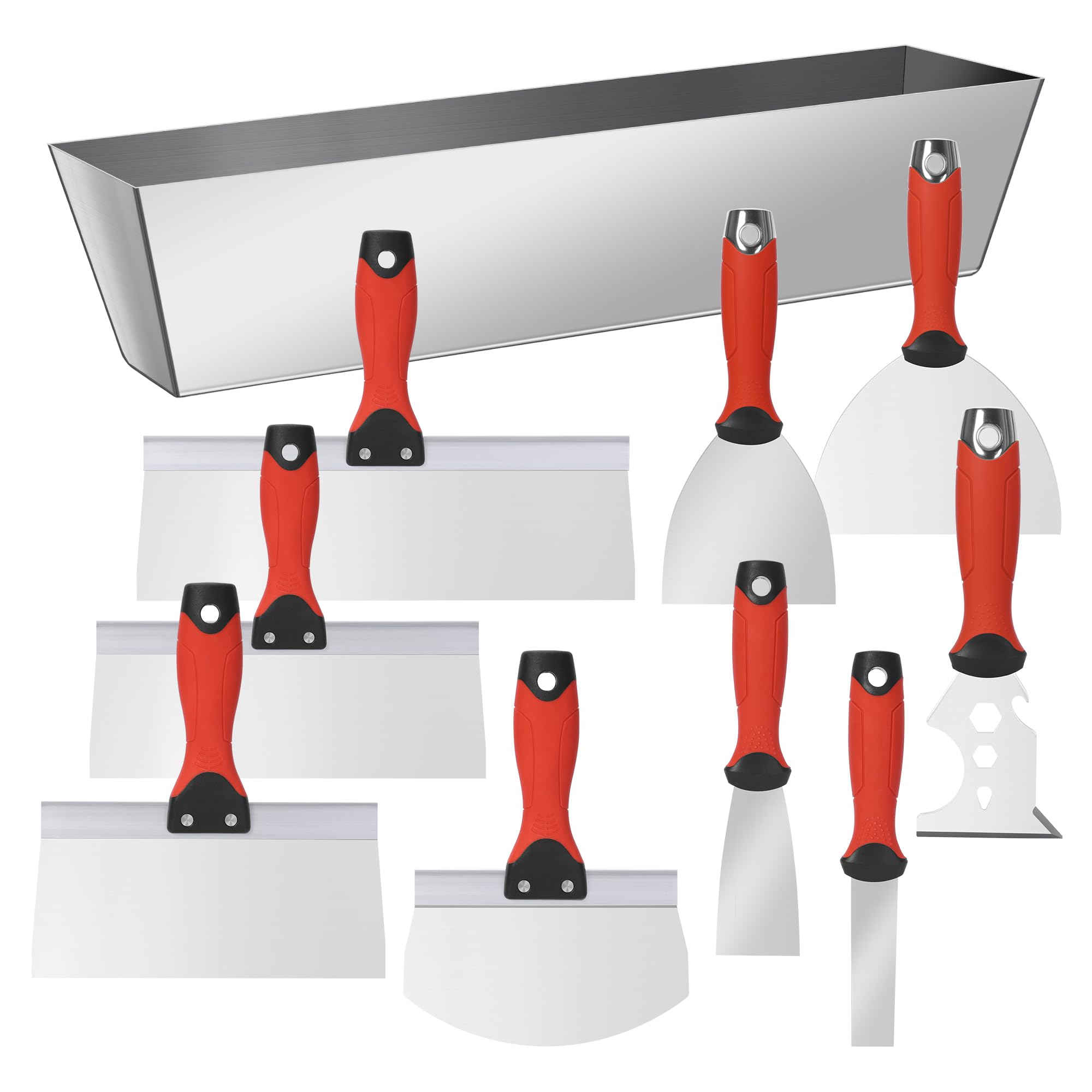 SUMED 10 Piece Drywall Tool Kit
