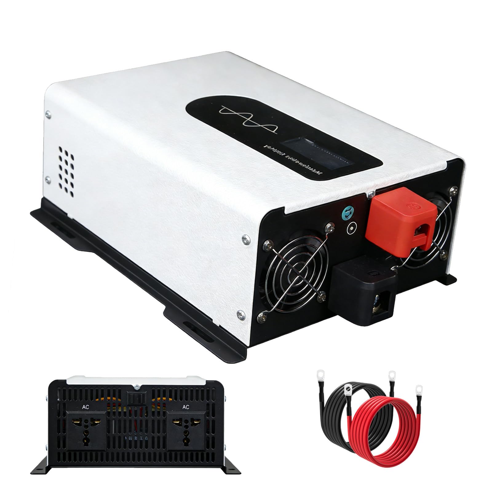 Przetwornica Sinusoidalna, DC 12V Na AC 110V/220V 2500w-110V