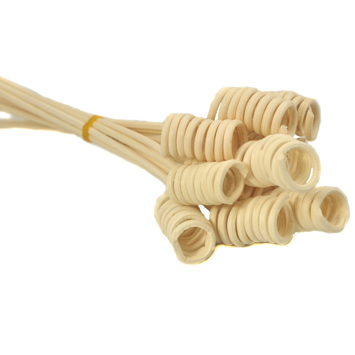 Simoutal 20pcs Wavy Spiry Natural Reed Diffuser Sticks for DIY Essential Oil Aroma Diffuser Sets 7"