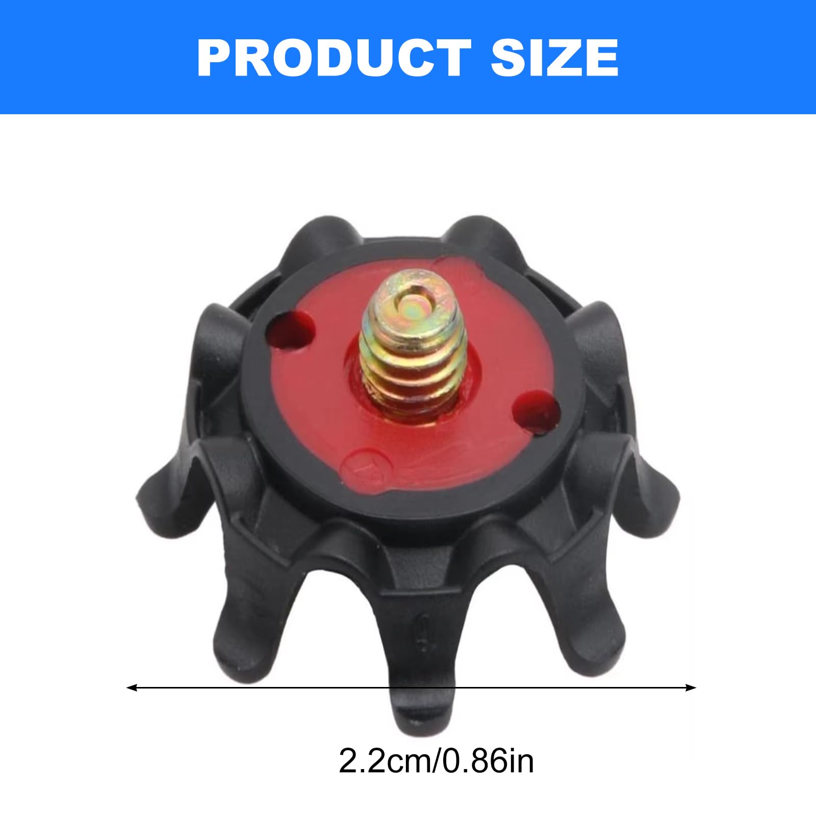14 pezzi scarpe da golf tacchetti antiscivolo Golf Spikes perni di ricambio borchie torsioni veloci girare vite borchie vite chiodi scarpe