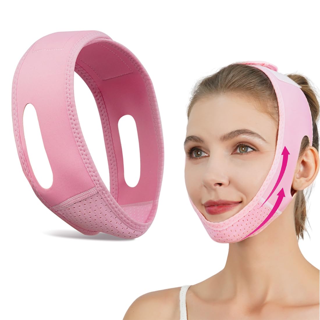 RAMGLYO 1 Pcs chin strap for sleeping Chin Lift Mask,face lift strap,double chin reducer