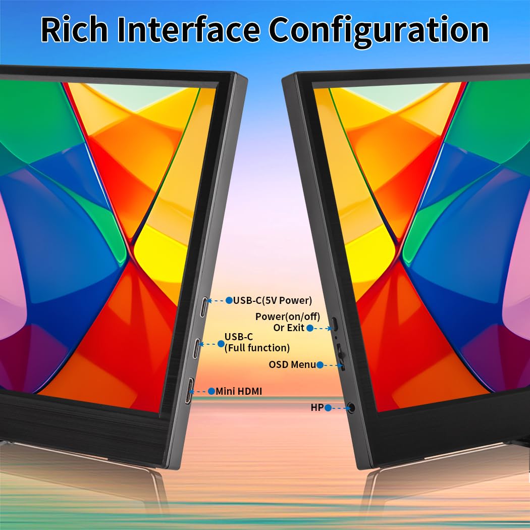 [美品] mageDok ポータブルモニタータッチ 15.6インチ 1080p Magedok 15.6 inch 4K TouchScreen Monitor with USB C/HDMI/Mini DP