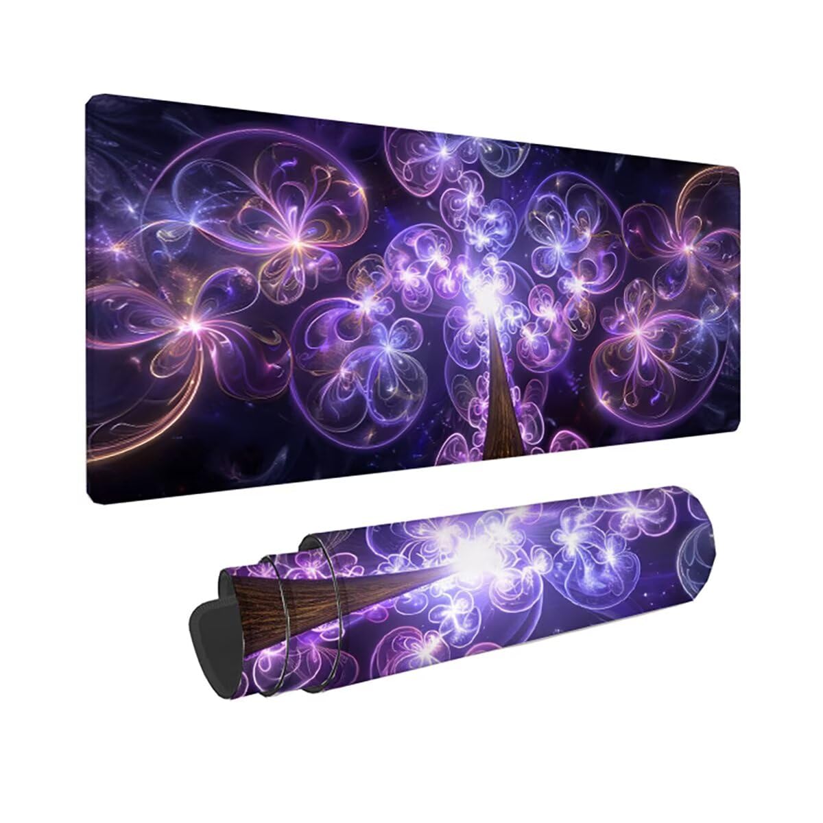 Tappetino per Mouse Gaming XXL 1200x600x3mm– Ufficio Mousepad Grande – Migliora la Velocità e la Precisione Tenuta Stabile Sottomano per Ufficio e Casa Accessori Scrivania Astratto PjY16715 N-U