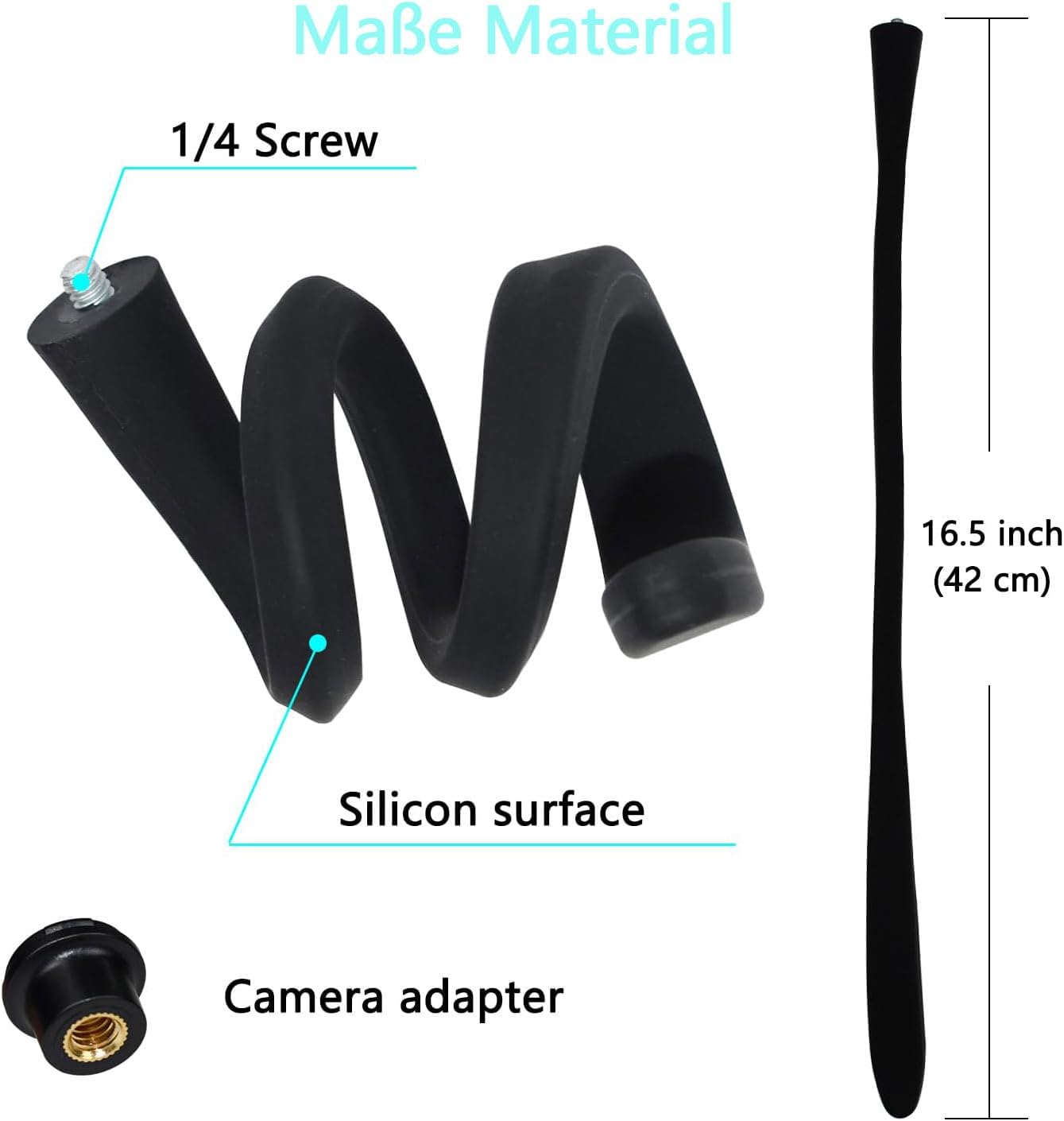 Flexible Twist Mount, Camera Mount Compatible with Blink Outdoor 4, Outdoor 2K+, Outdoors (3rd Gen), XT/XT2, Blink Mini/Mini 2K+, Mini2, Indoor Camera, 360° Rotatable & No Drilling image 3