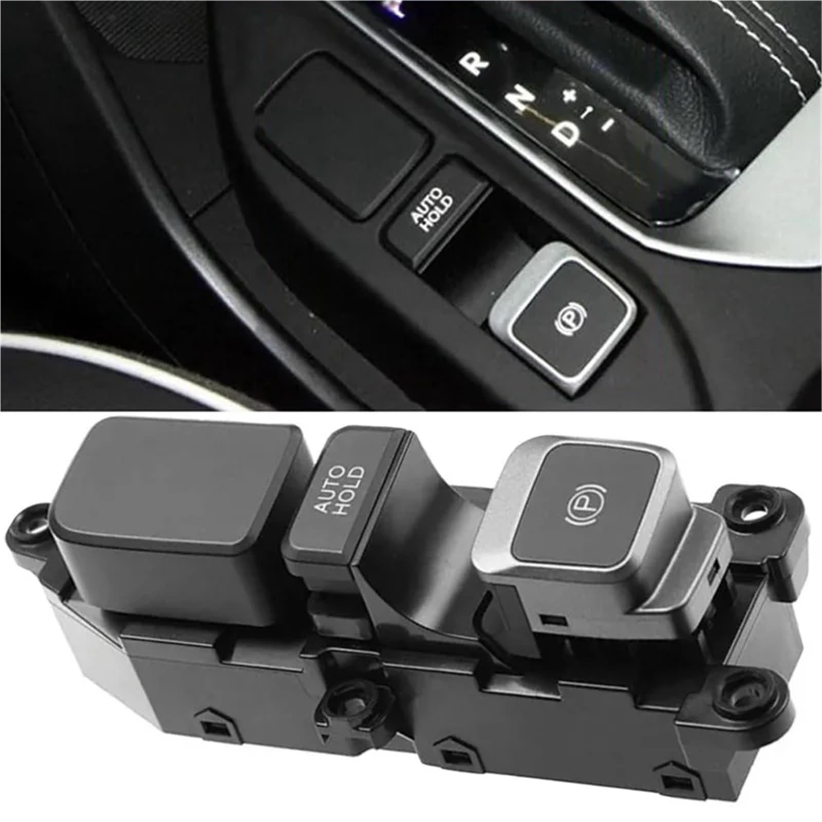 Przełącznik hamulca postojowego Pasuje do Hyundai Santa Fe 2013-2020, elektroniczny przełącznik hamulca ręcznego i akcesoriów parkingowych 93310-2W200 933102W200-AT80