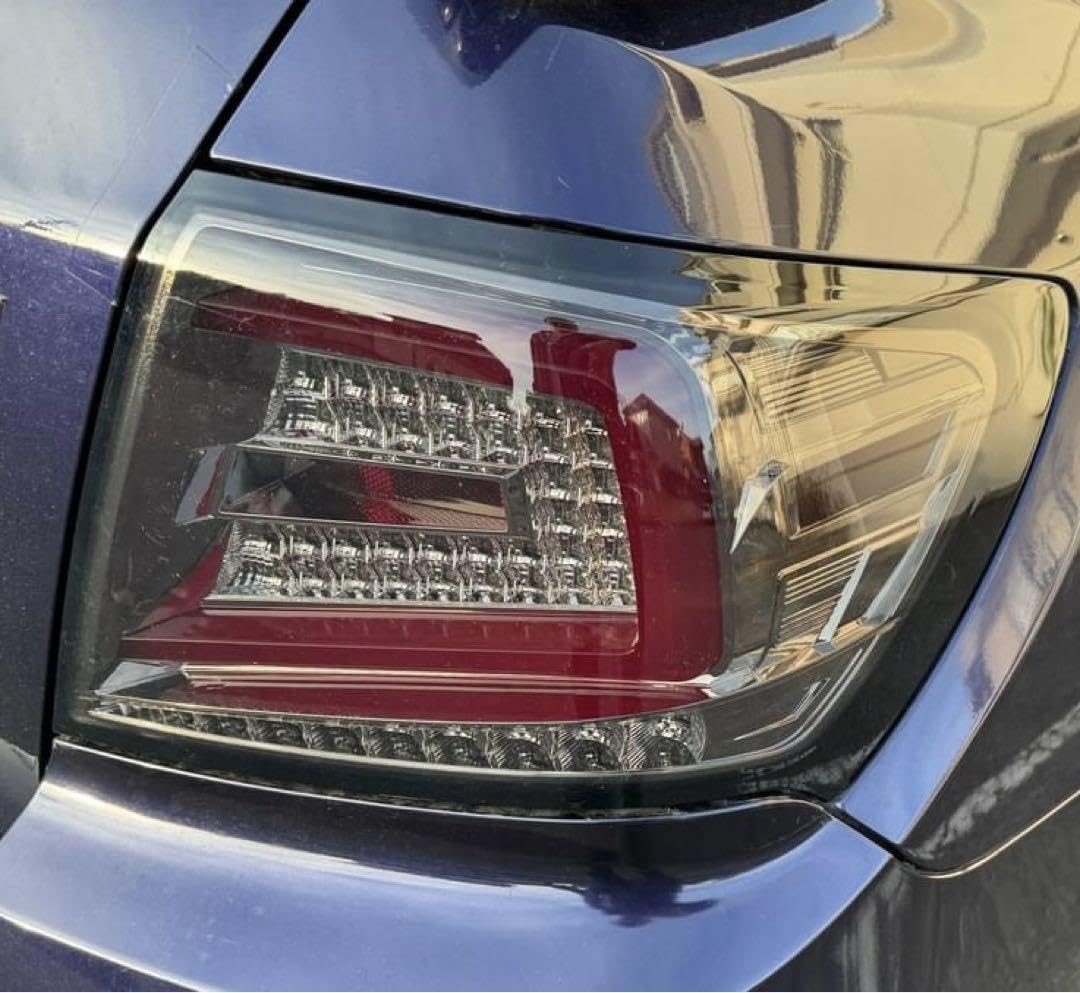 Amazon.co.jp: JUNYANゴールドパーツLEDスモークテールランプWRX GVB 