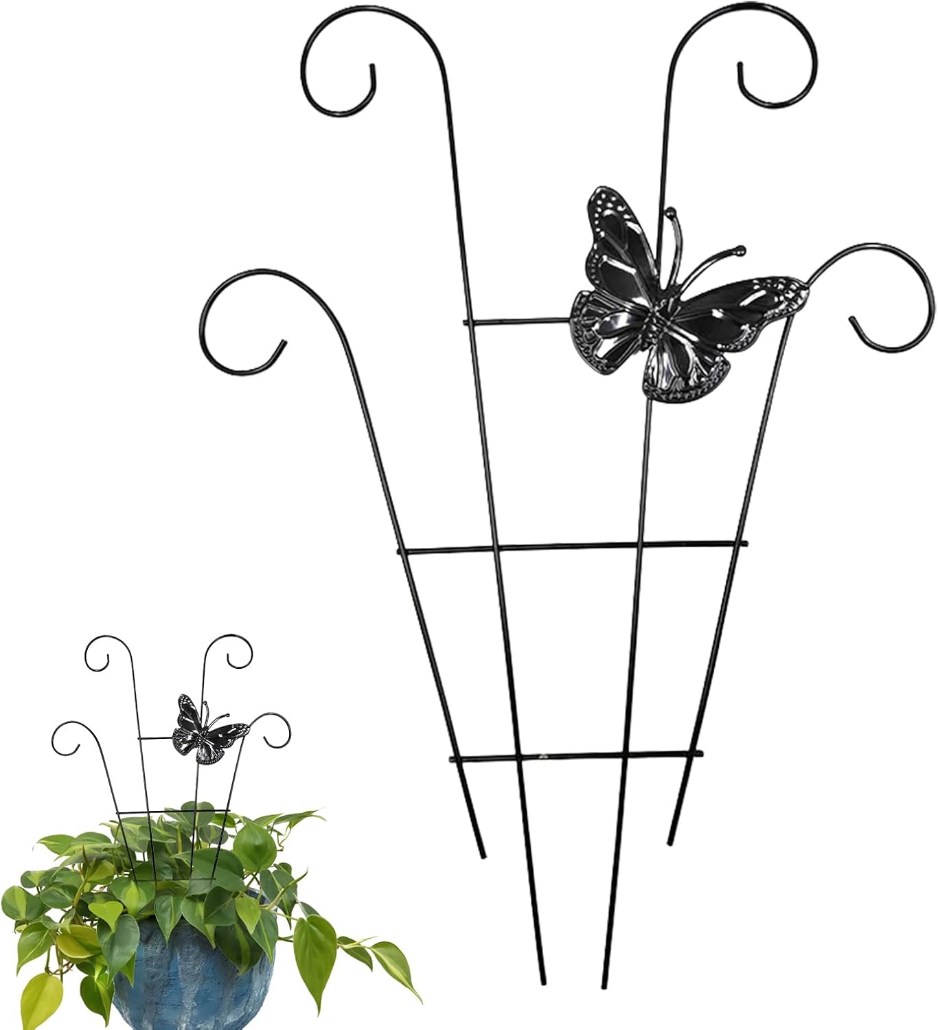 Plant Trellis for Pots Stackable Trellis for Climbing Plants Tall Trellis for