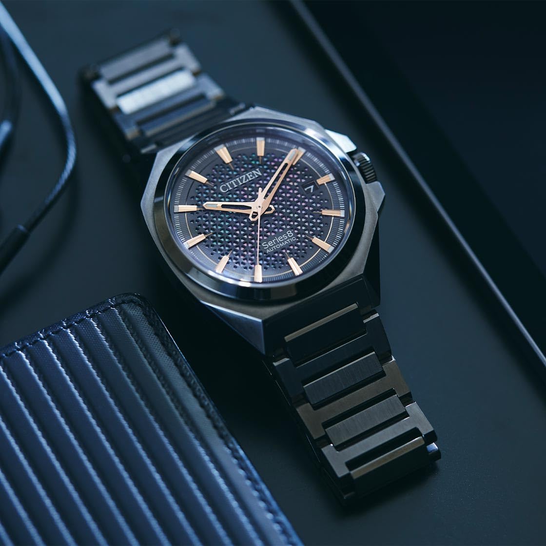 Citizen Automatic Watch NA1015-81Z, czarny, bransoletka