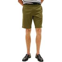 Tommy Hilfiger Uomo Pantaloncini Chino Denton Twill con Cintura Rimovibile