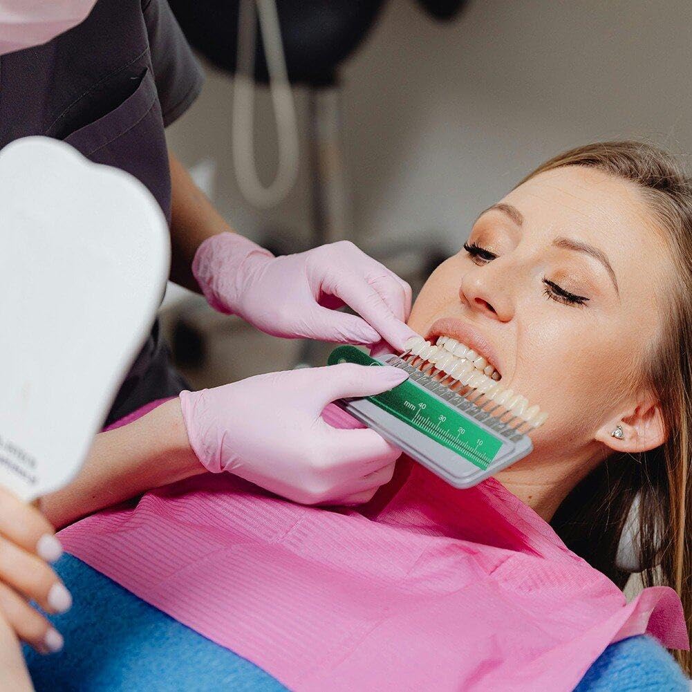 Linijka dentystyczna precyzyjna miarka dentystyczna miarka endodontyczna skala pomiarowa miernik ustny narzędzie stomatologiczne do stomatologii