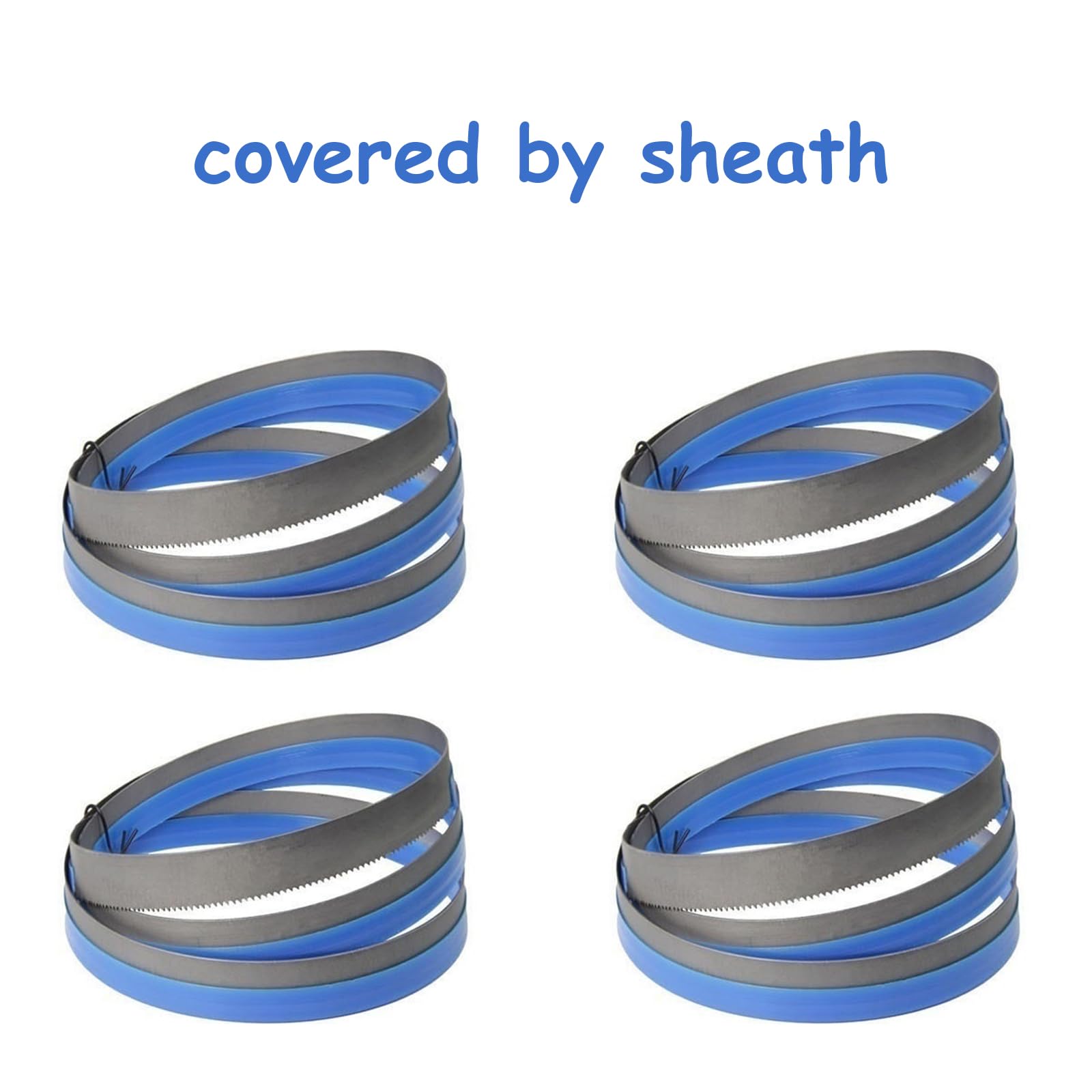 Set di 4 Lame per Sega a Nastro 1790 x 6 x 0,35 mm 6 dpp per Legno Plastica, Adatto per HBS 251 / HBS261
