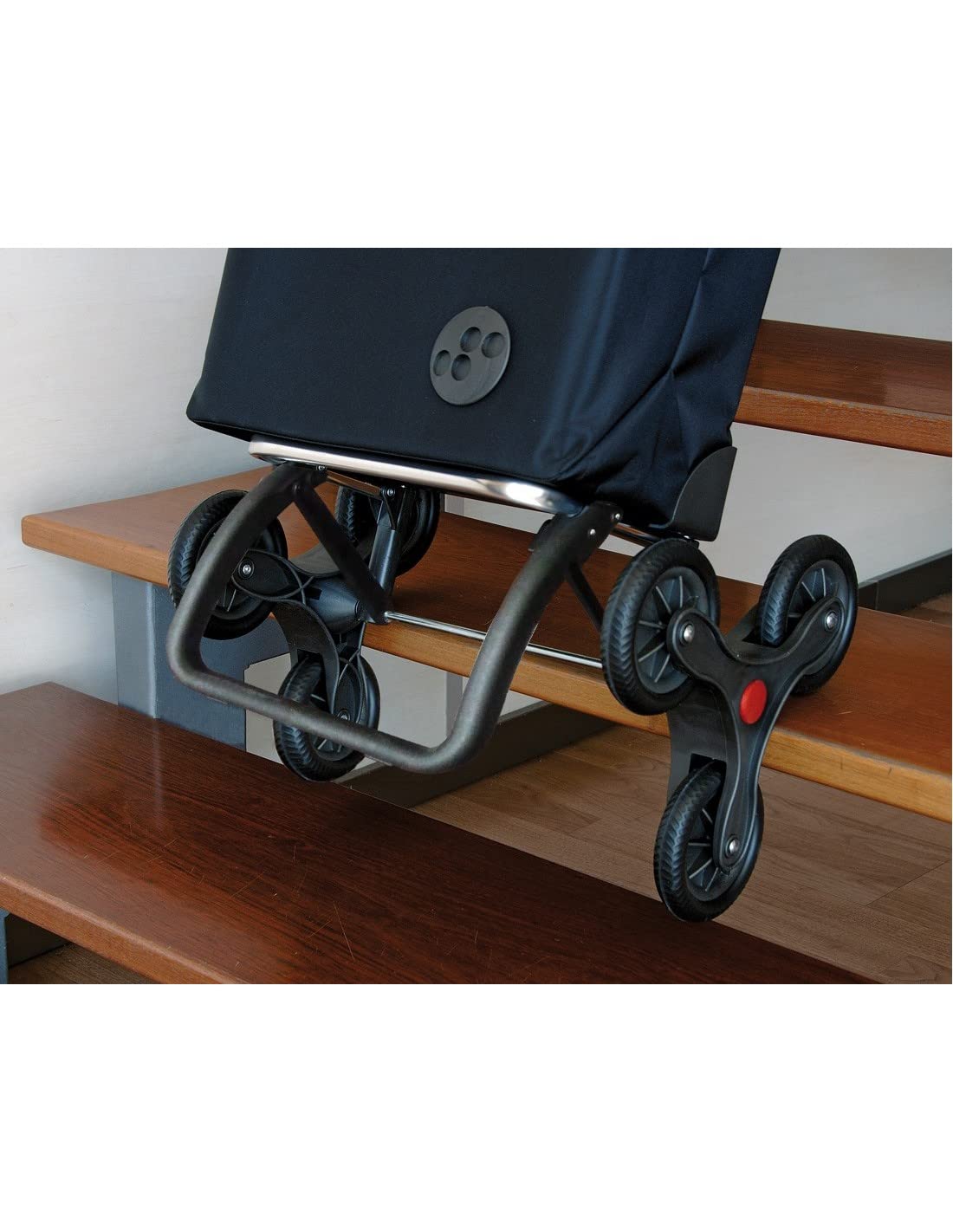Carrello Portaspesa Rolser I-Max MF 6 Ruote Montascale - Lime