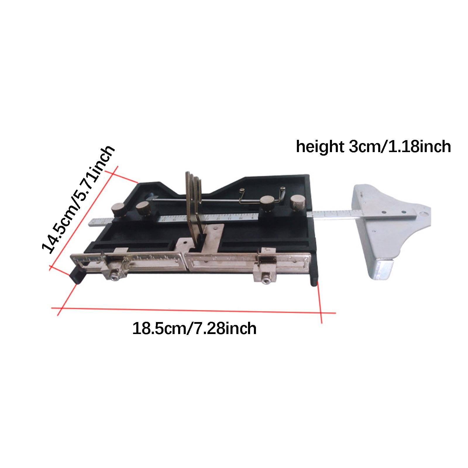 Foam Cutter Eléctrico para Espuma Ranurador Cuchillo Caliente Herramienta Compacta Portátil con Regla Precisa Adecuada para Proyectos de, G07, Individual
