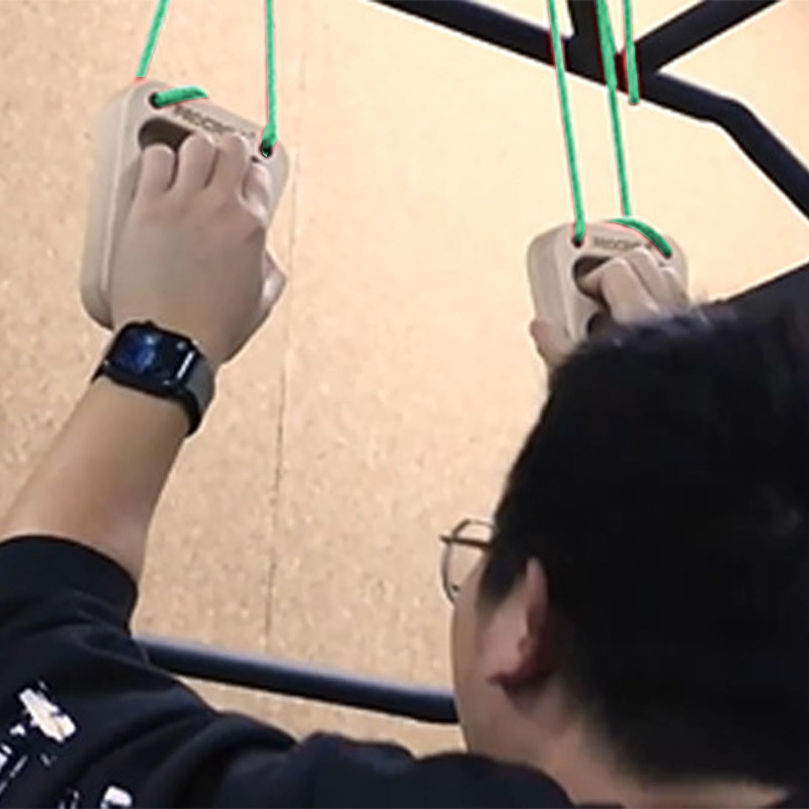 Hangboard Escalada en Roca, Tabla para Colgar 2 diapasones de escalada