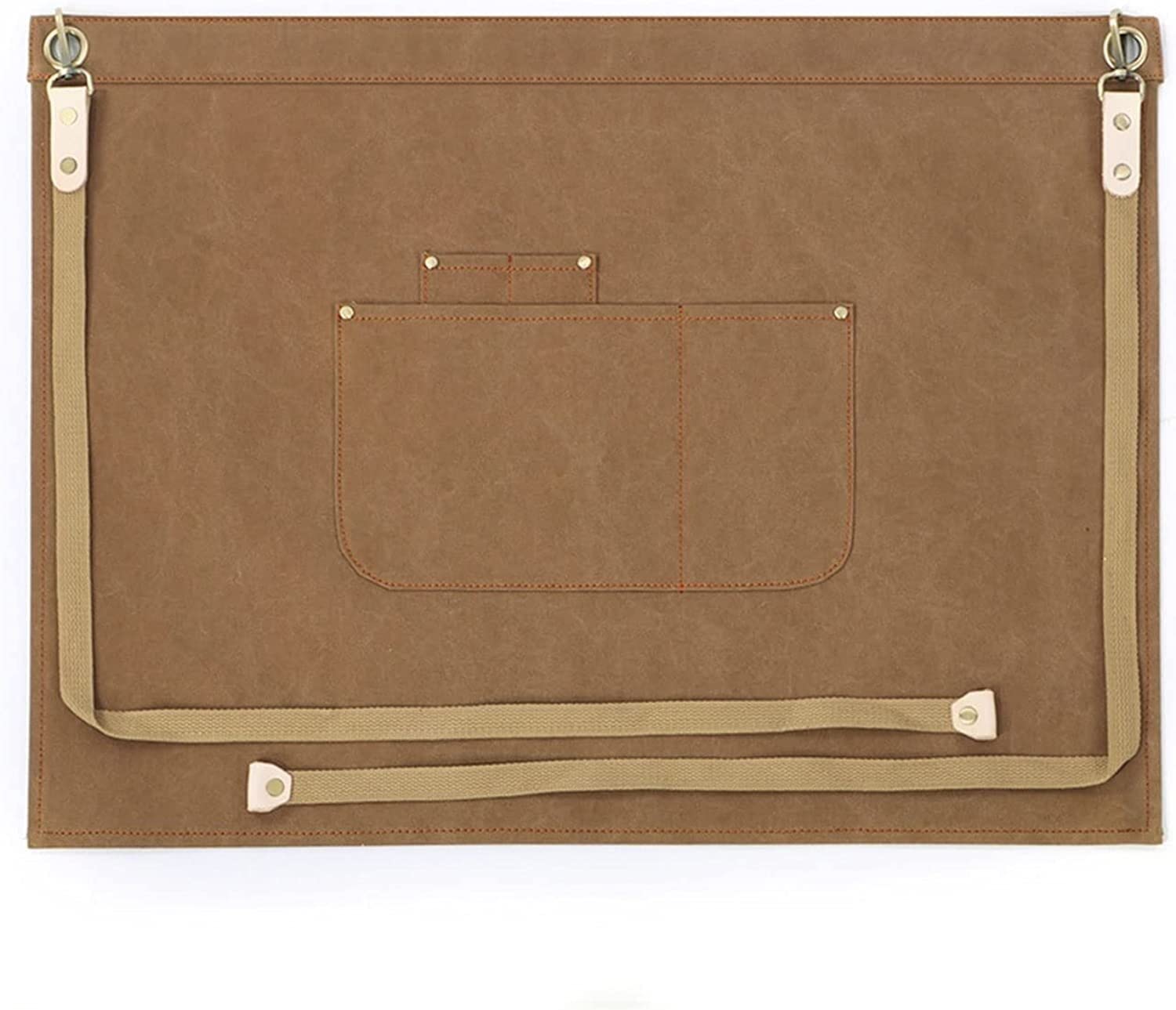 Tablier de Travail, Tablier de Soudure Tablier à Outils avec Poches, Toile cirée très résistante for Cuisine, Jardin, poterie, Atelier d'artisanat (Color : A)