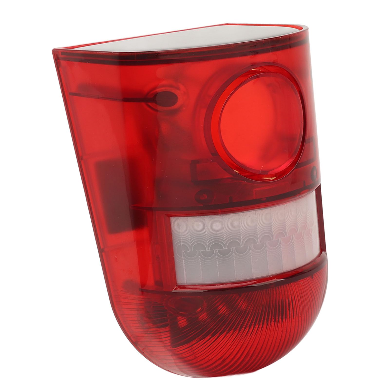 Solar Motion Sensor Alarm, Motion Detector Alarm, 6 Flashing LEDs, 129dB Sound, Easy to Install for Orchard or Warehouse