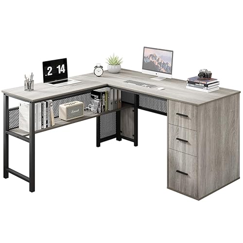 L Shaped Desk (White)