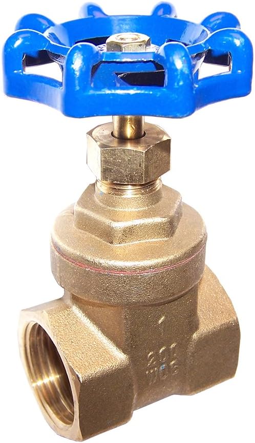 American Valve G300 3/4" Lead-Free Brass Gate Valve IPS, 3/4-Inch