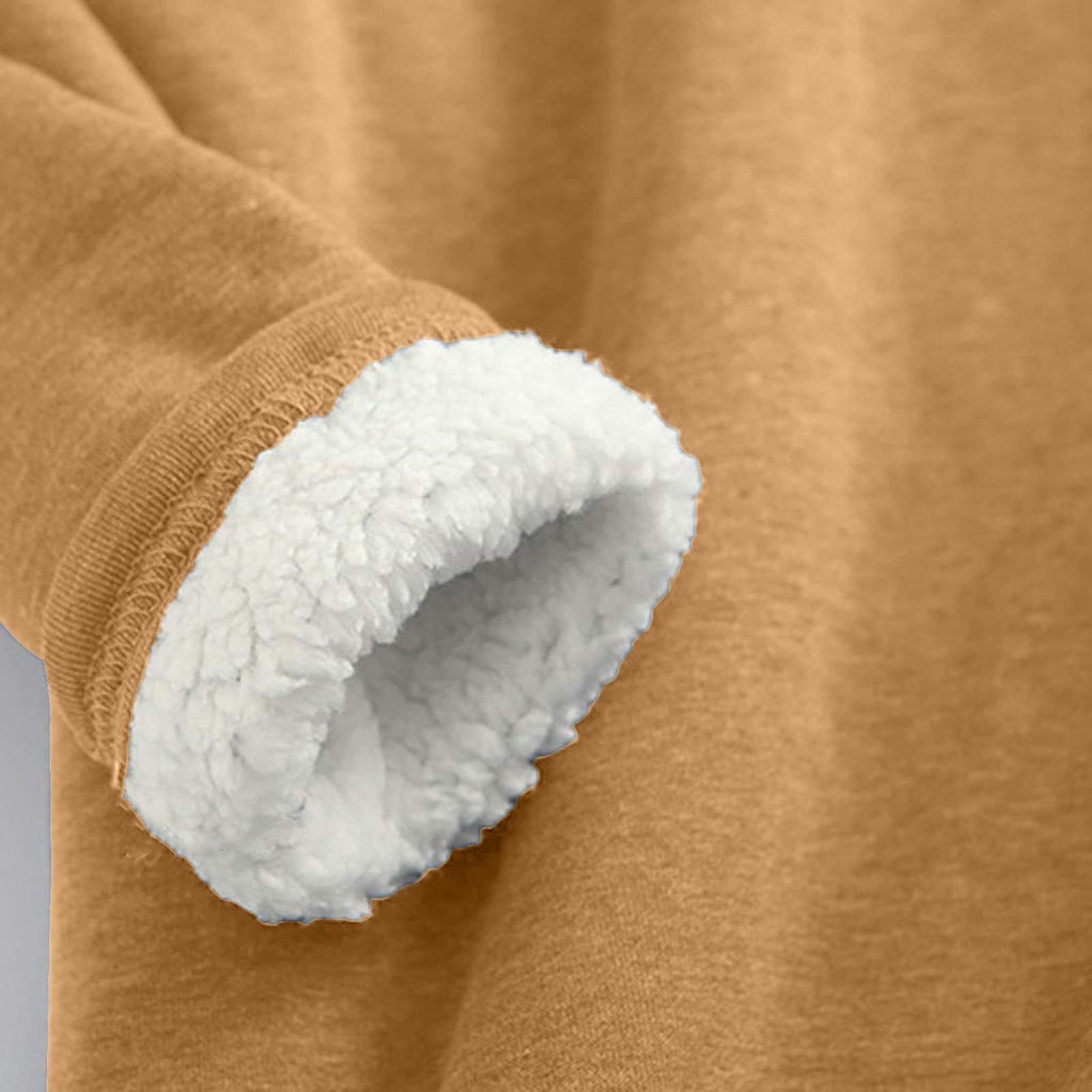 Conjunto de Pijama de Sudadera y Pantalones con Forro para Mujer para Calidez Invernal con Traje de Felpa Tops cómodos y Holgados Ropa de Estar por casa cálida de Invierno para Mujer