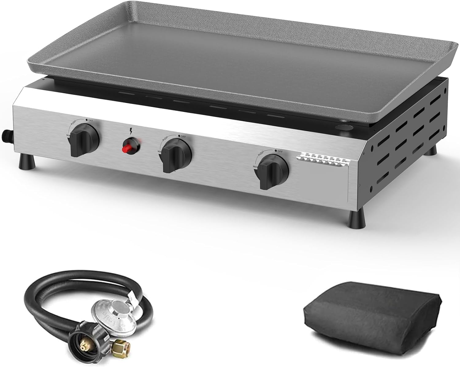 ADREAK 3 Burner Portable Gas Griddle