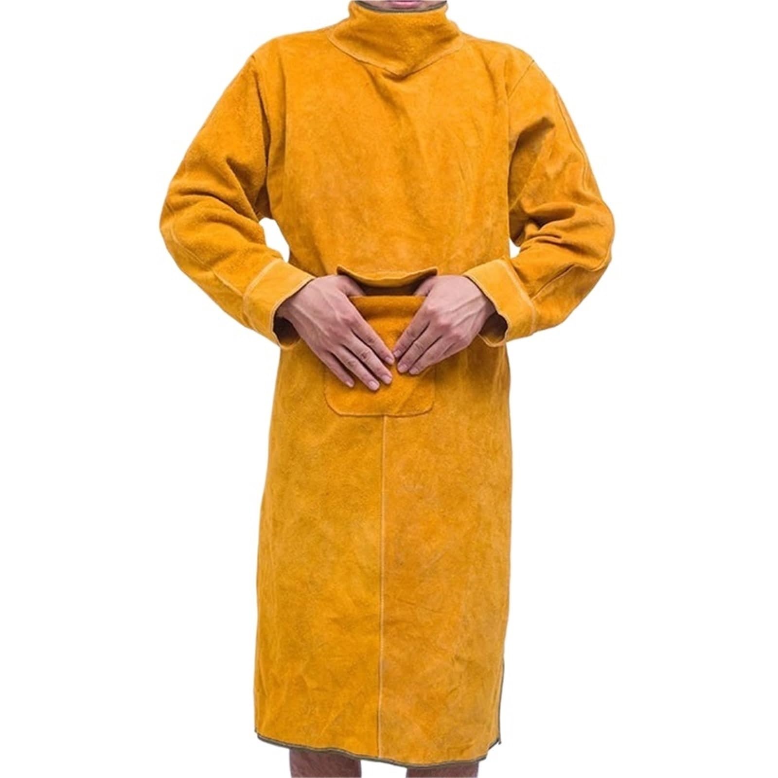 Leather Welding Industrial Work Safety Clothing | Leather Welding Industrial Work Safety Clothing Long Heat Insulation Flame Resistant Clothes