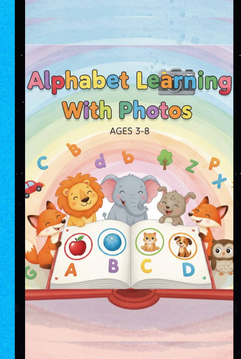 Alphabet Learning with Photos: A to Z Picture & Drawing Activity Book