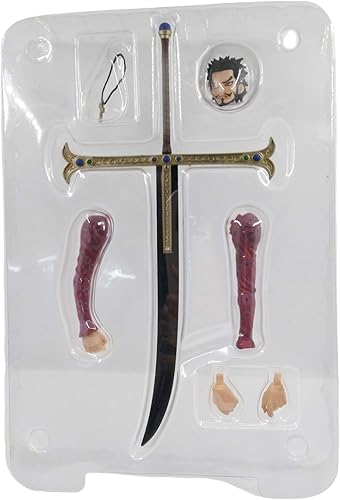 Miniatura 8 de Qekazciet Una pieza del espadachín más fuerte del mundo Shichibukai Hawk-Eye Drácula Mihawk Anime Figuras de acción Colección Decoración de