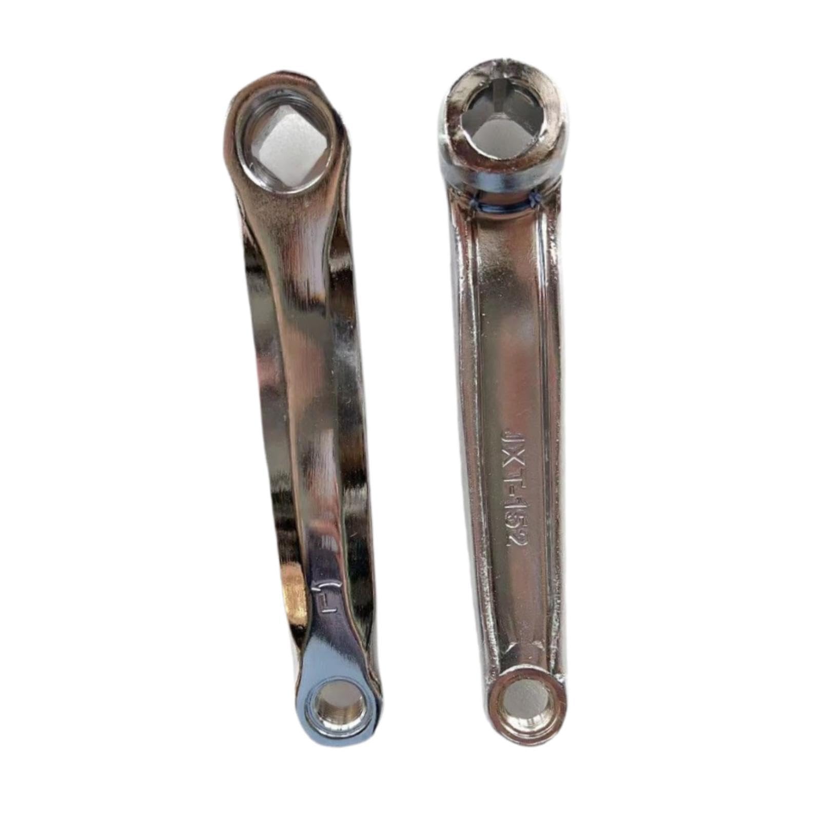 2 Pezzi Braccio Pedivella Bici Accessori Ricambio Set Pedivelle Metallo Compatibile con Cyclette da Allenamento Adatto per Riparazione Palestra Casa