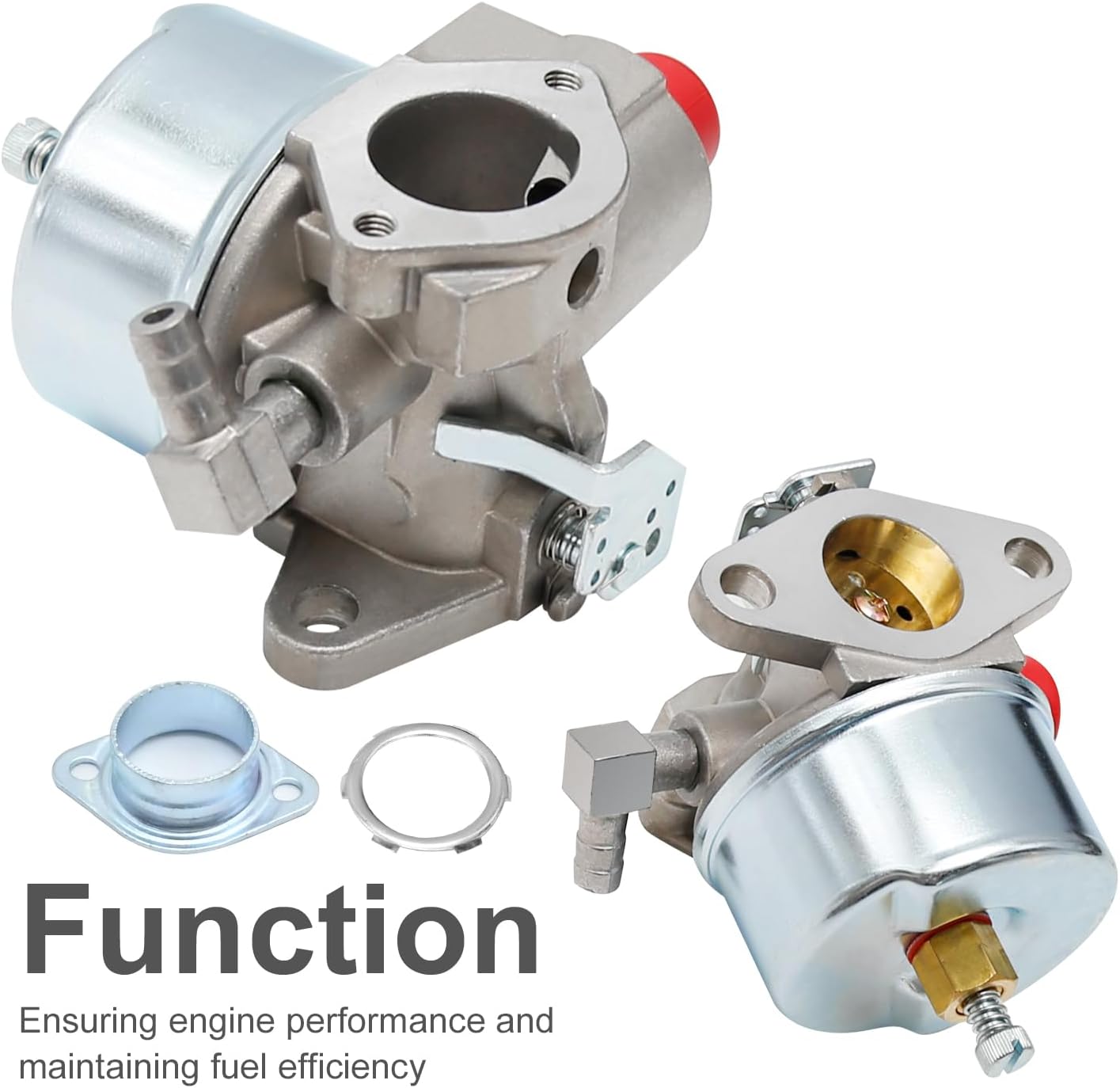632795A Carburetor Kit with 35066 Air Filter, Replacement for Tecumseh TVS90 TVS100 TVS115 TVS120 Engine, Compatible with Craftsman Eager 1 LAV35 TVXL90 TVXL115 TNT120 Mower Parts