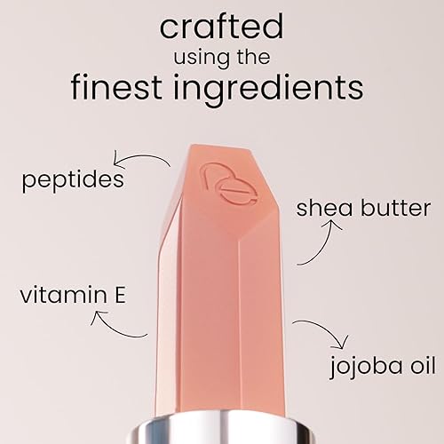 Miniatura 2 de nude envie Lápiz labial vegano certificado en crueldad, sin parabenos, enriquecido con vitamina E, manteca de karité, péptidos y aceite de jojoba