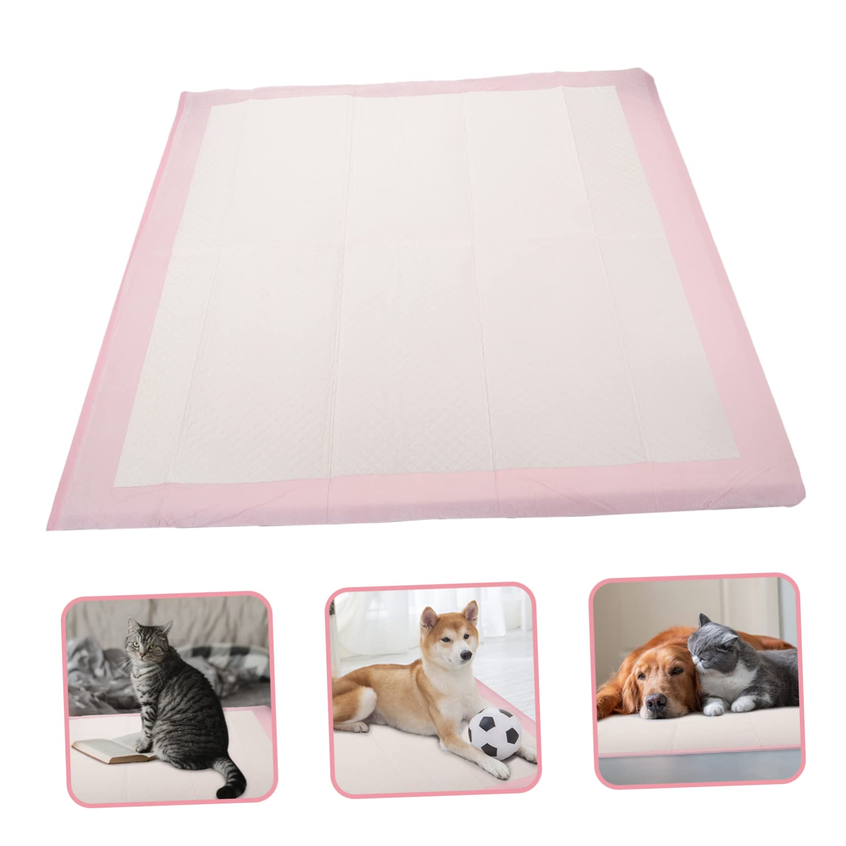 Almohadilla para Cachorros Absorbente Rosa, 1 Bolsa, Uso Doméstico