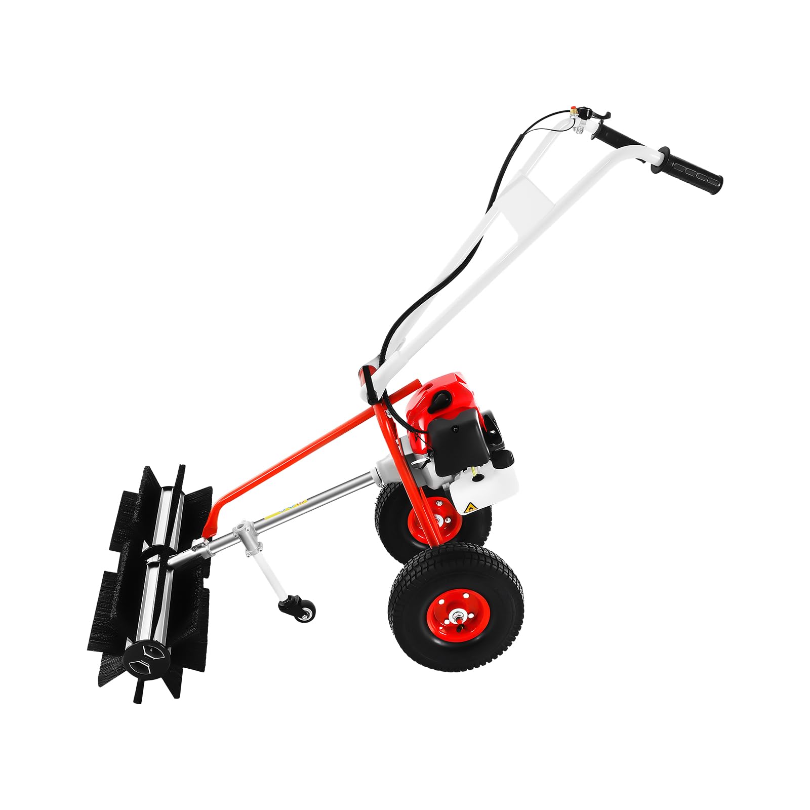 43CC Gasoline Lawn Sweeper, cepillo para césped artificial, barredora manual, escoba motor de gasolina, escoba de motor, barredora, removedor de nieve, recogedor de nieve