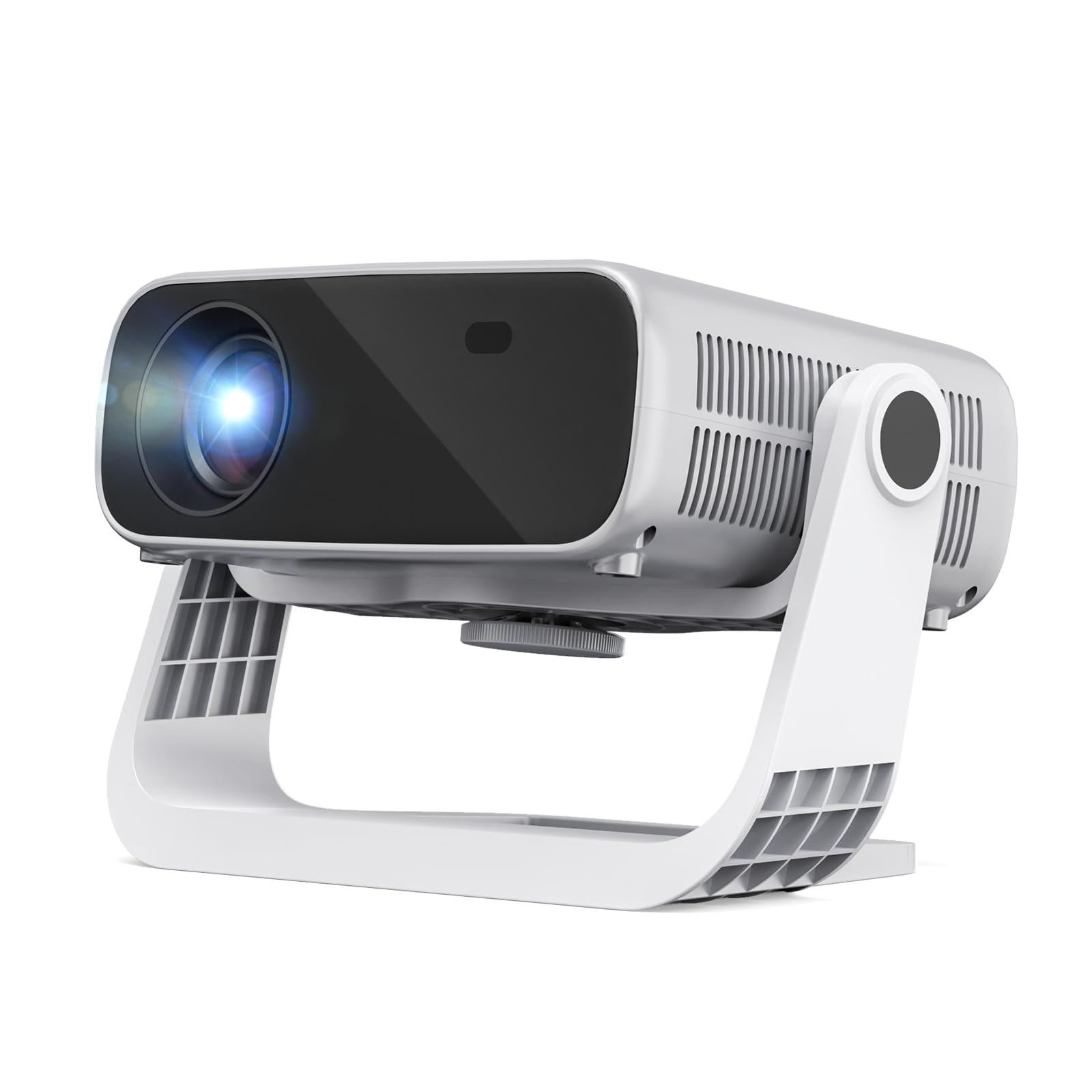 Projector with WiFi and Bluetooth, Wielio 2025 New Smart Projector Auto Keystone 680ANSI Native 1080P 4K Support Video Projector Portable Outdoor Indoor Mini Projector With Built-in App