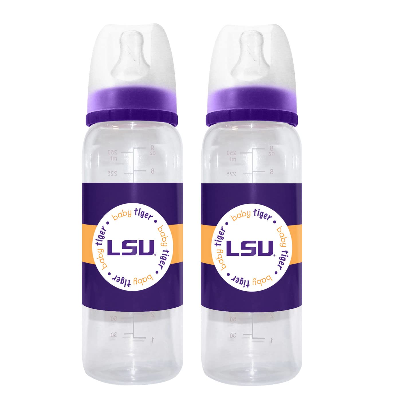BabyFanatic Baby Bottle - NCAA LSU Tigers - Officially Licensed for Your Little Fan's Meal Time