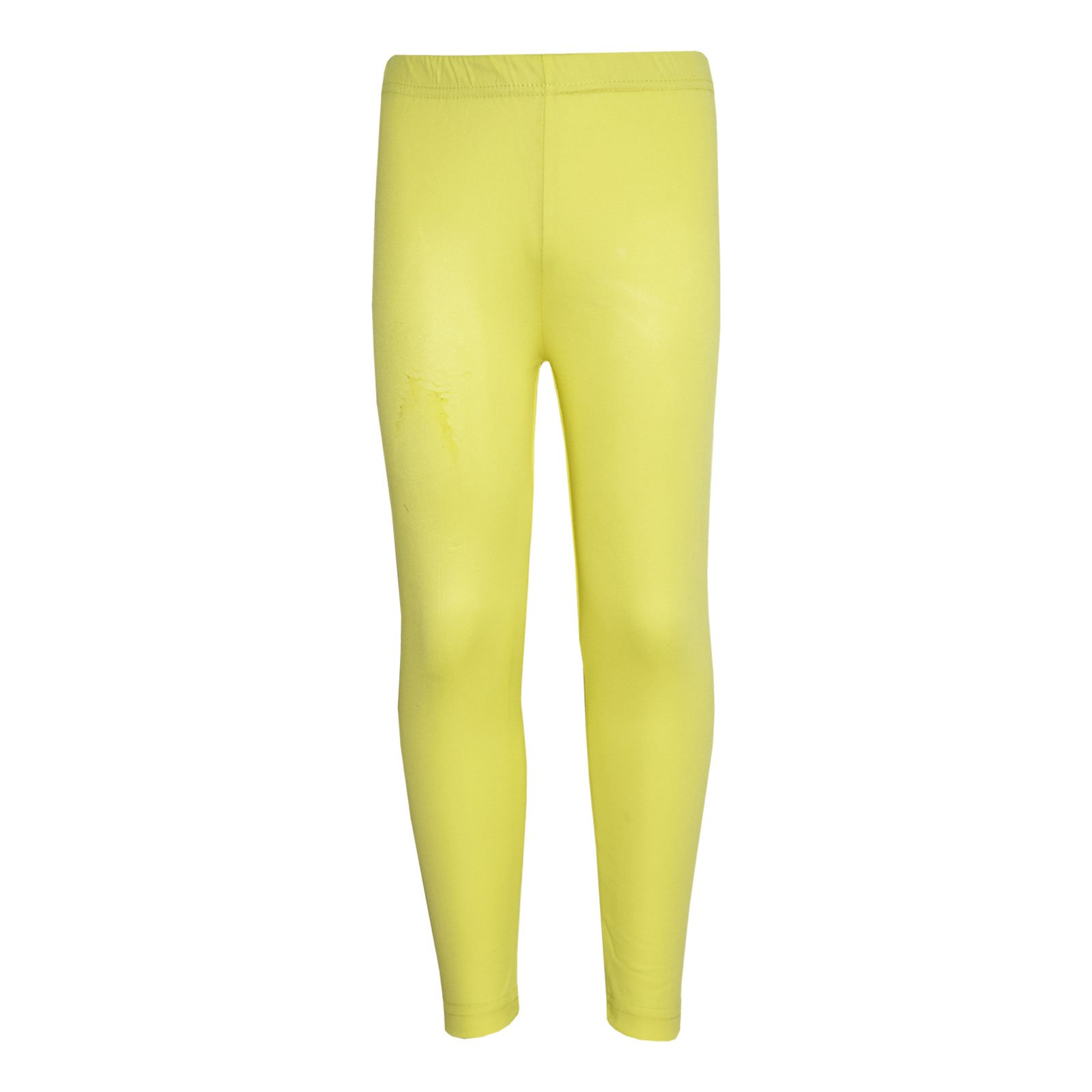 A2Z 4 Kids Girls Plain Legging Dance Fashion Leggings - New Legging Lemon 9-10
