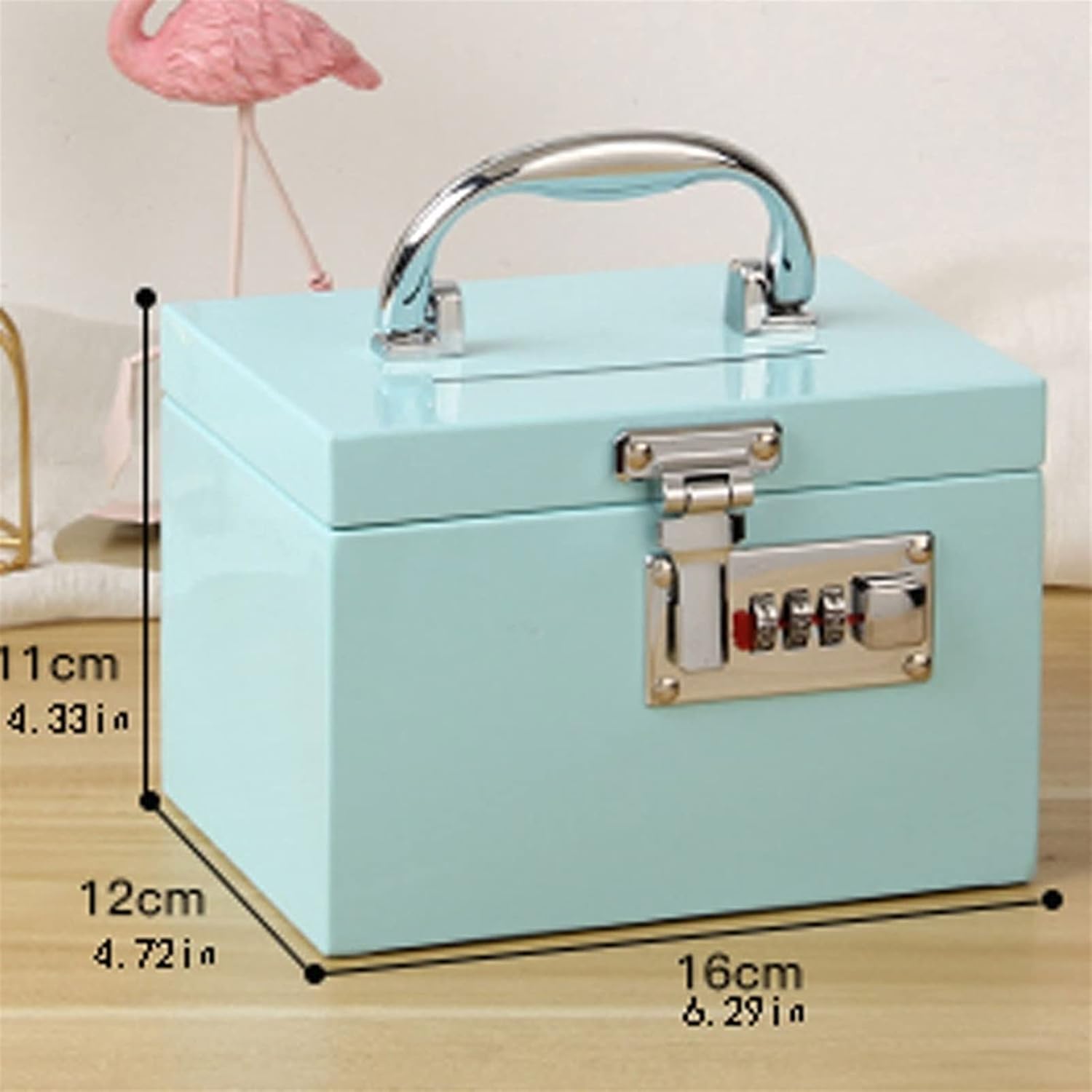 Ultreos Metal Portable Household Creative Password Lock Money Box Children Adult Piggy Bank Drop-Resistant Change Storage Box 2