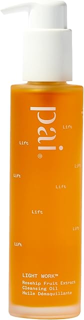 Pai Skincare London | LIGHT WORK Rosehip Cleansing Oil & Makeup Remover for Sensitive Skin & Eyes. Certified Organic, Vegan & Cruelty Free - 100ml