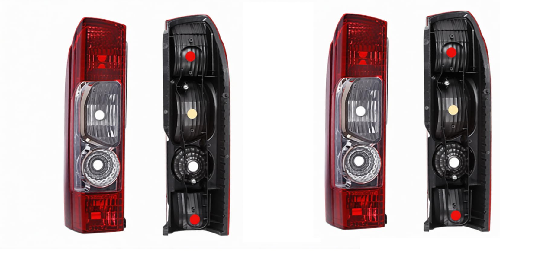SOFIPART 2 X LAMPE FEU ARRIERE Gauche et Droite Compatible avec Ducato Boxer Jumper 06-14 6350CL 6350LE 6351CL 6351LE