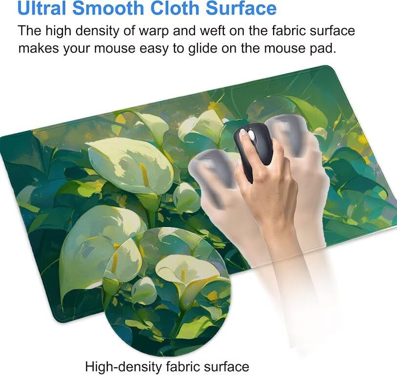 Tapis de souris gaming imperméable aux bords cousus améliore précision - 6