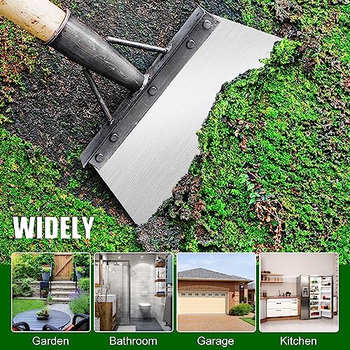 Pala multifuncional de acero para jardín 25 cm miniatura 5
