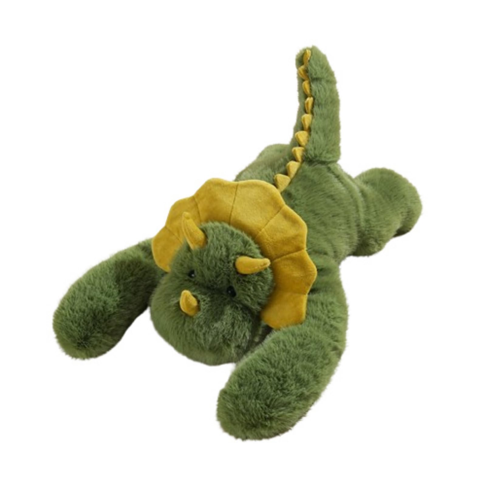 Niedliches liegendes Stofftier Kuscheltier, Flauschiger Panda, Roter Panda, Faultier, Koala und Dino Teddybär, stützendes Schlaf Kuschelkissen für Kinder und Erwachsene (Dinosaurier,65cm)