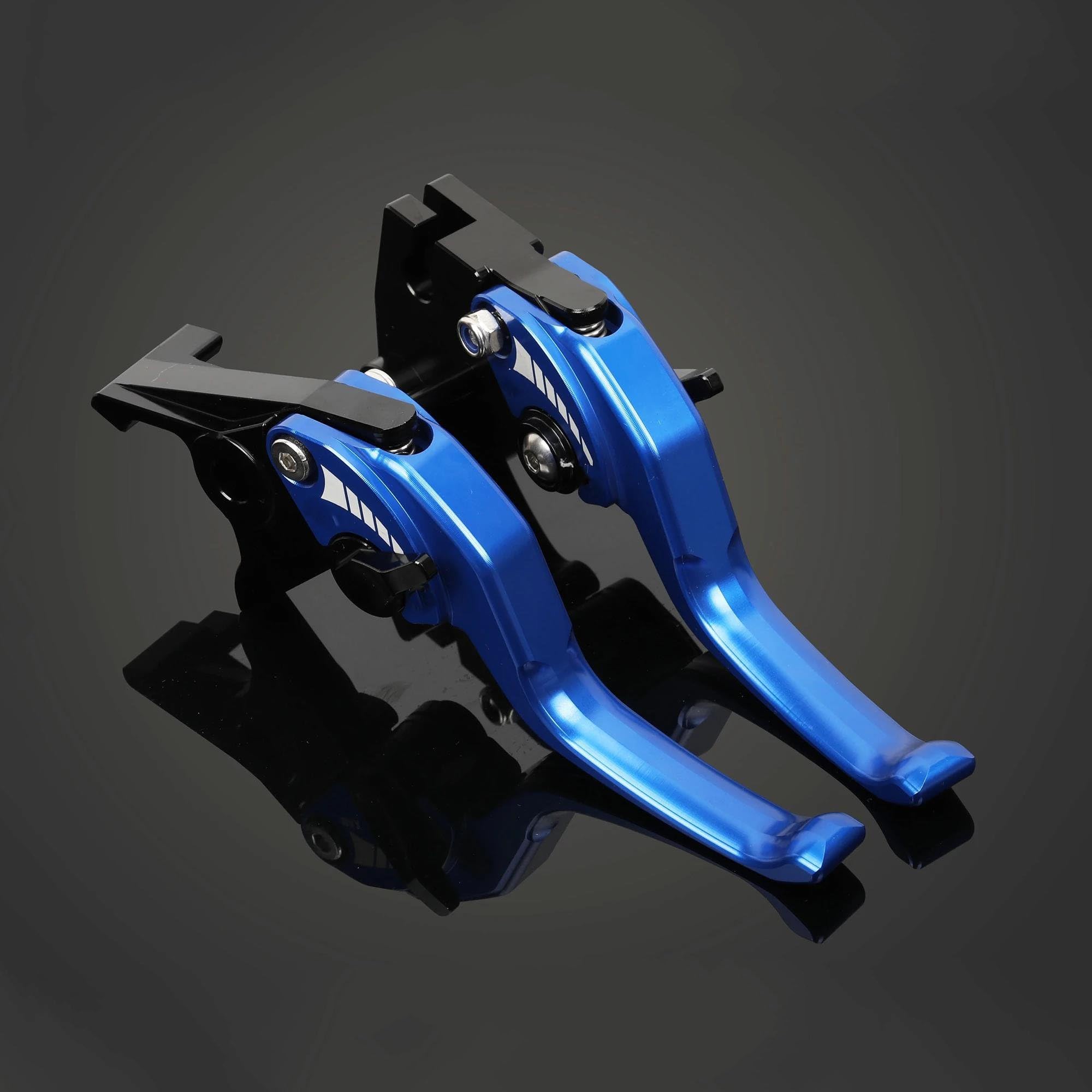 Asddllnn Blue Brake Clutch Levers For Cfmoto 450Mt 450 Mt Cf450mt Motor Adjustable Brake Clutch Lever Handle Guard Levers Short(Blue)