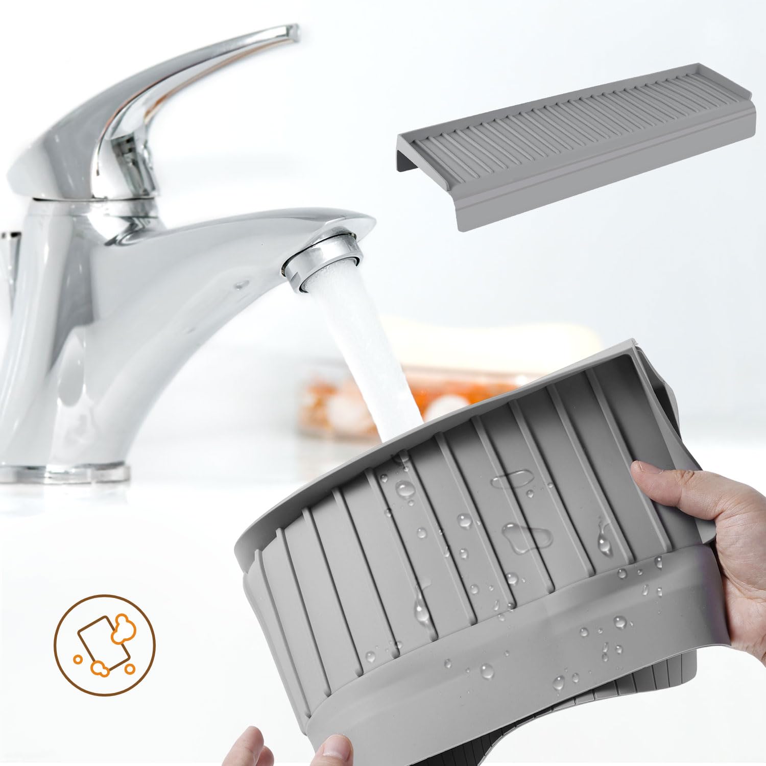 Tappetino Lavandino In Pietra Diatomite Lxoraziy - Antispruzzi Per Cucina - Foto 6