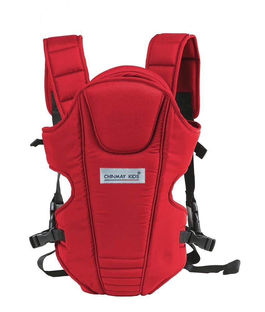 Crawl'in Deluxe Series 4 Way Kangaroo Baby Carrier Bag - Kids Cuddler with Cushioned Shoulder Belt & Head Support - 0 to 2 Years