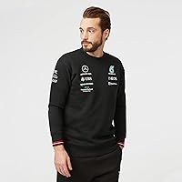 Vista 3 de Mercedes Benz AMG Petronas F1 2022 Men's Team Crew Sweatshirt- Black