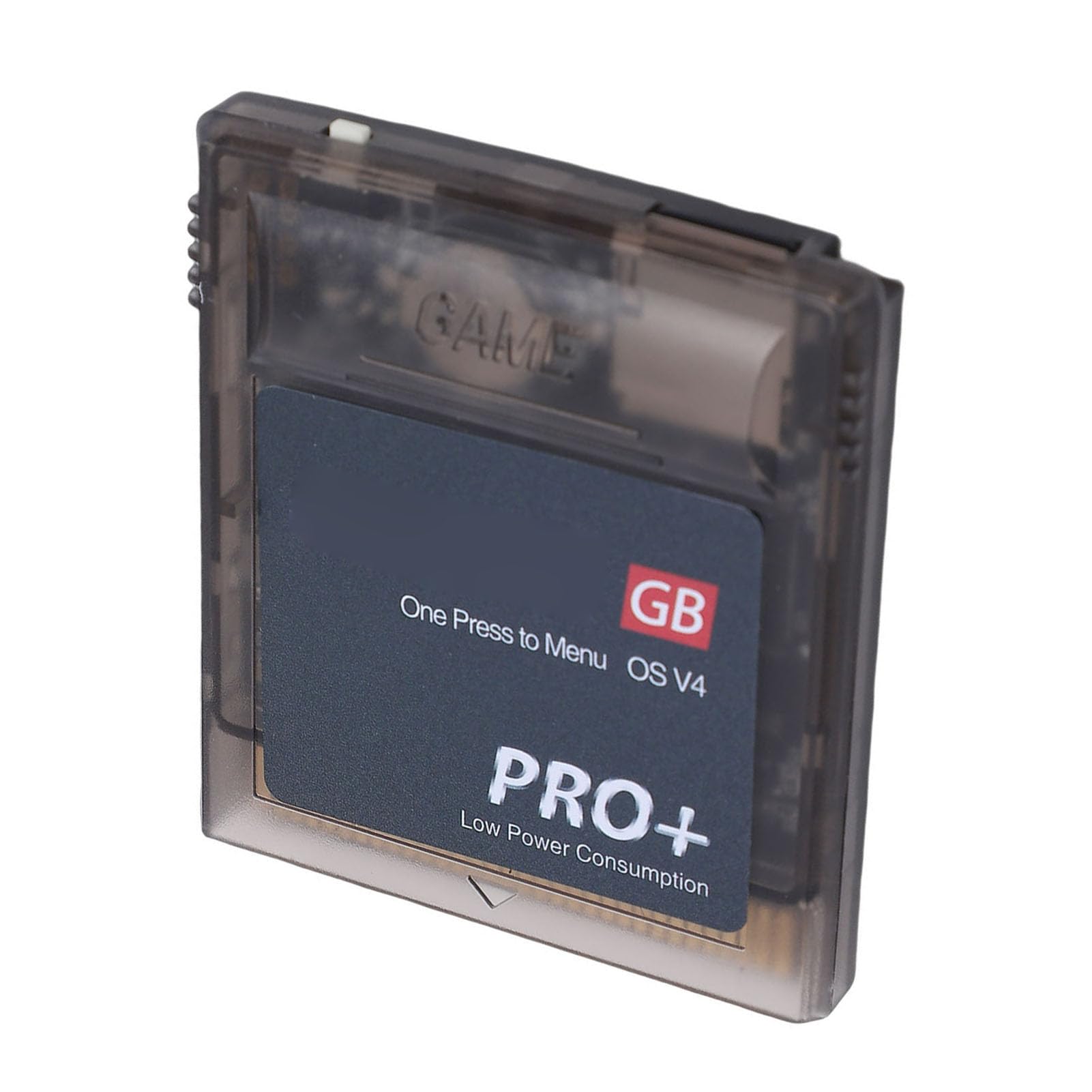 Dpofirs Gioco, Gioco Multifunzionale con Memoria 4G da 64 Mbit con Trasferimento File USB e Tecnologia di Risparmio Energetico, per Gameboy Gameboy Color Advance Advance (Grigio Trasparente)