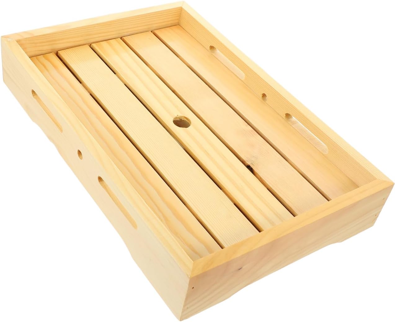 Bandeja de Madera para Sushi Estilo Japonés STOBAZA 30x20x5cm