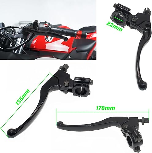 Miniatura 4 de Juego de palanca de embrague de freno de freno giratorio para 50 70 90 110 125 250cc Pit Bike TAOTAO ATV Dirt Bike Kazuma Baja Quad Go Kart
